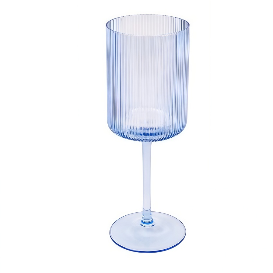 Бокал для вина "Осака" небесно-голубой - Фото миниатюра 1