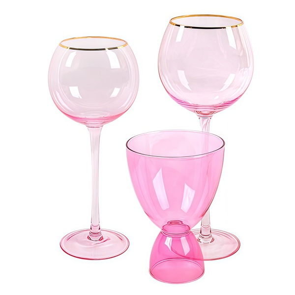 Набор бокалов "Rona & Mi Mi" нежно-розовый - Фото 1