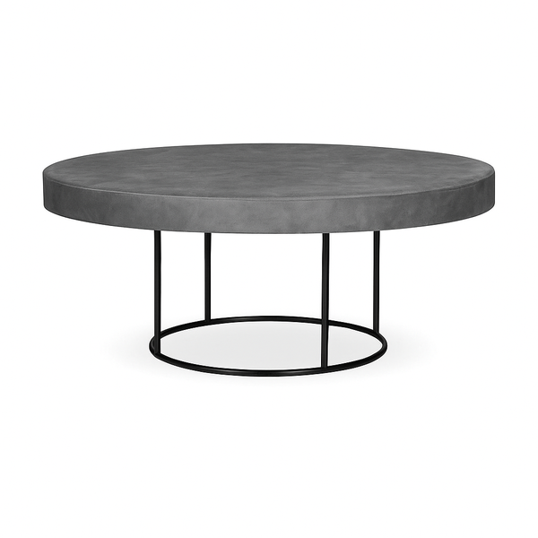 Стол "Loft" круглый черный, серый 
