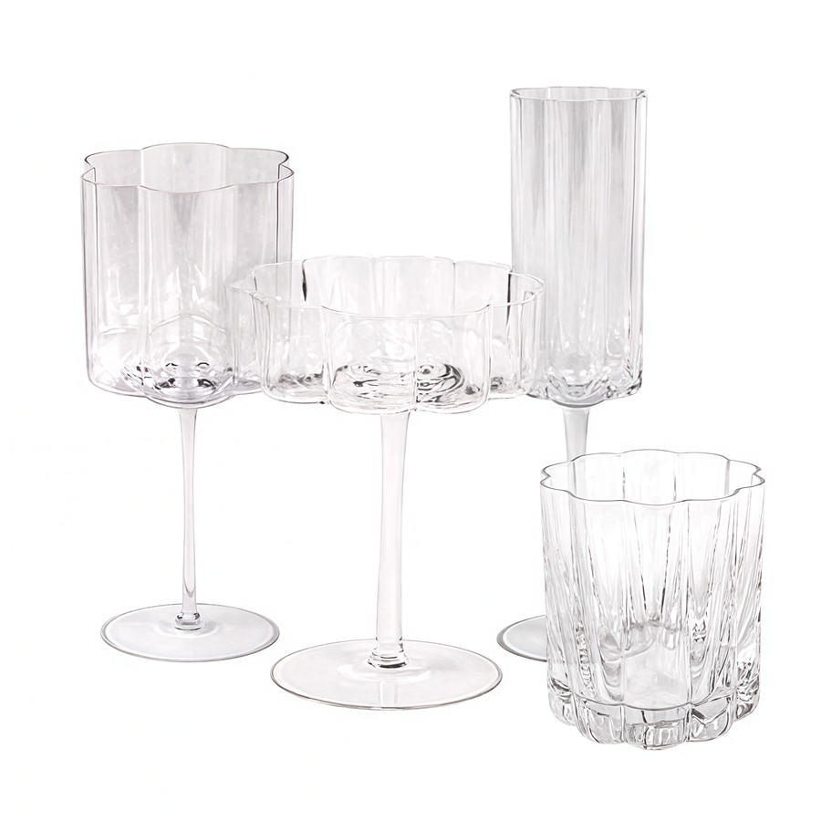 Набор бокалов "Floral" кристалл - Фото миниатюра 1