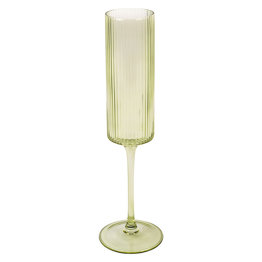 Бокал для шампанского "Осака" салатовый - Фото миниатюра 1