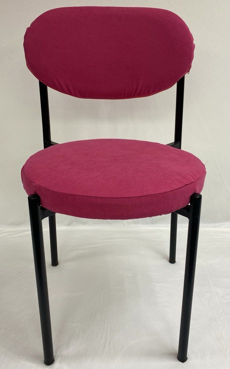Стул Monaco черный глубокий розовый