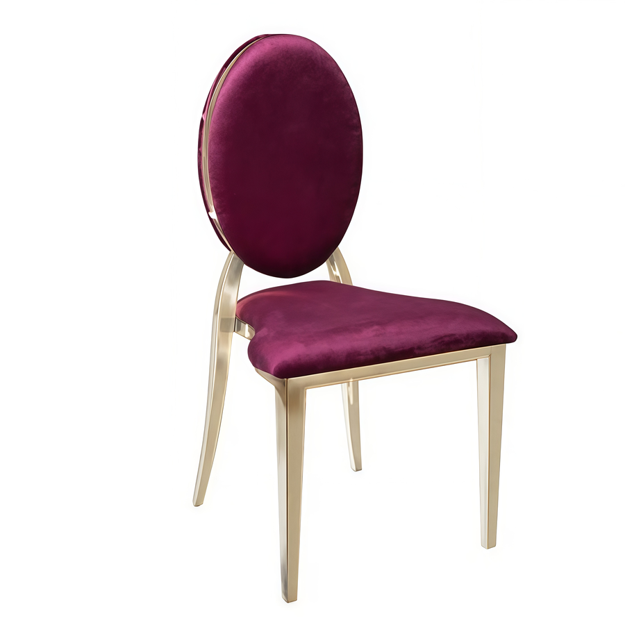Стул «Вашингтон» золото, бургундский красный - Фото миниатюра 1