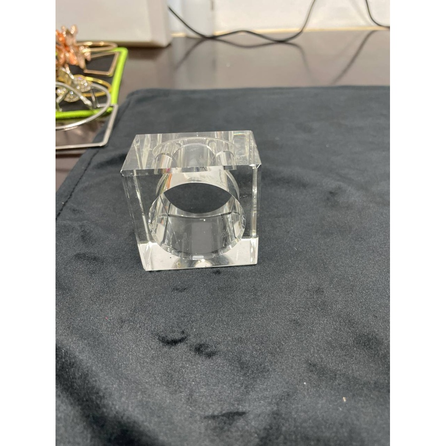 Кольцо для салфеток прозрачное "Кристалл" - Фото миниатюра 2