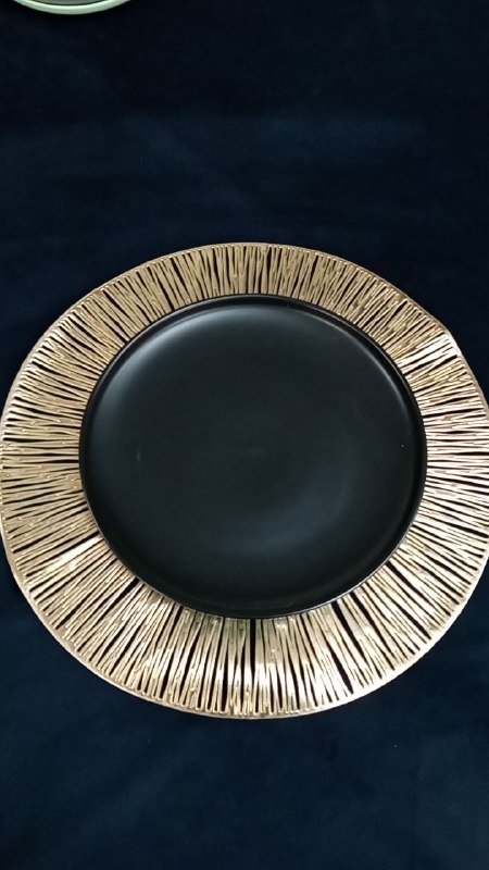 Тарелка "Киото" black