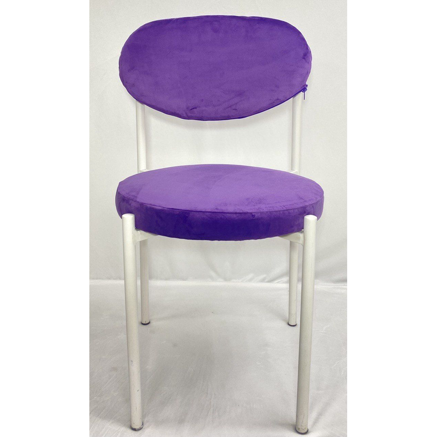 Стул Monaco белый фиолетовый - Фото миниатюра 2