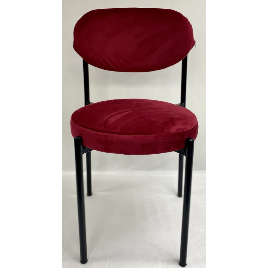 Стул Monaco черный рубиновый - Фото миниатюра 2