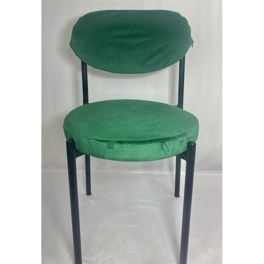 Стул Monaco черный изумрудный - Фото миниатюра 2