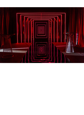 Коктейльный стол серебрo(каркас)