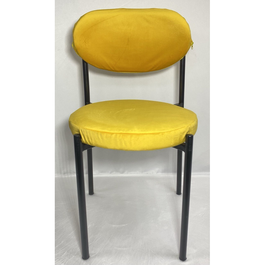 Стул Monaco черный лимонный - Фото миниатюра 2