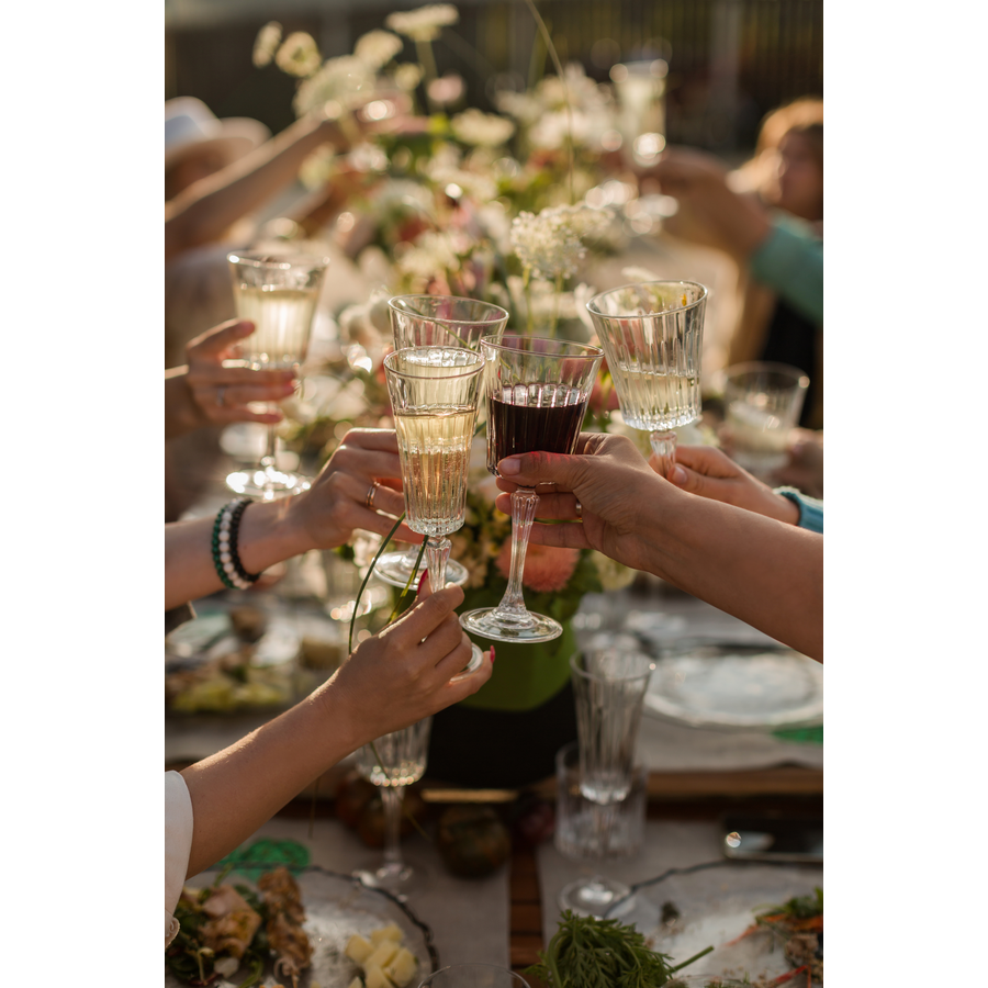 Бокал "Тартт" прозрачный под шампанское - Фото миниатюра 10