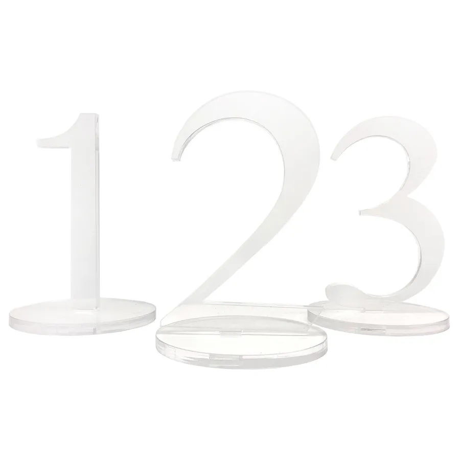 Набор номерков "Гроцион+" прозрачный, 1-9 - Фото миниатюра 1