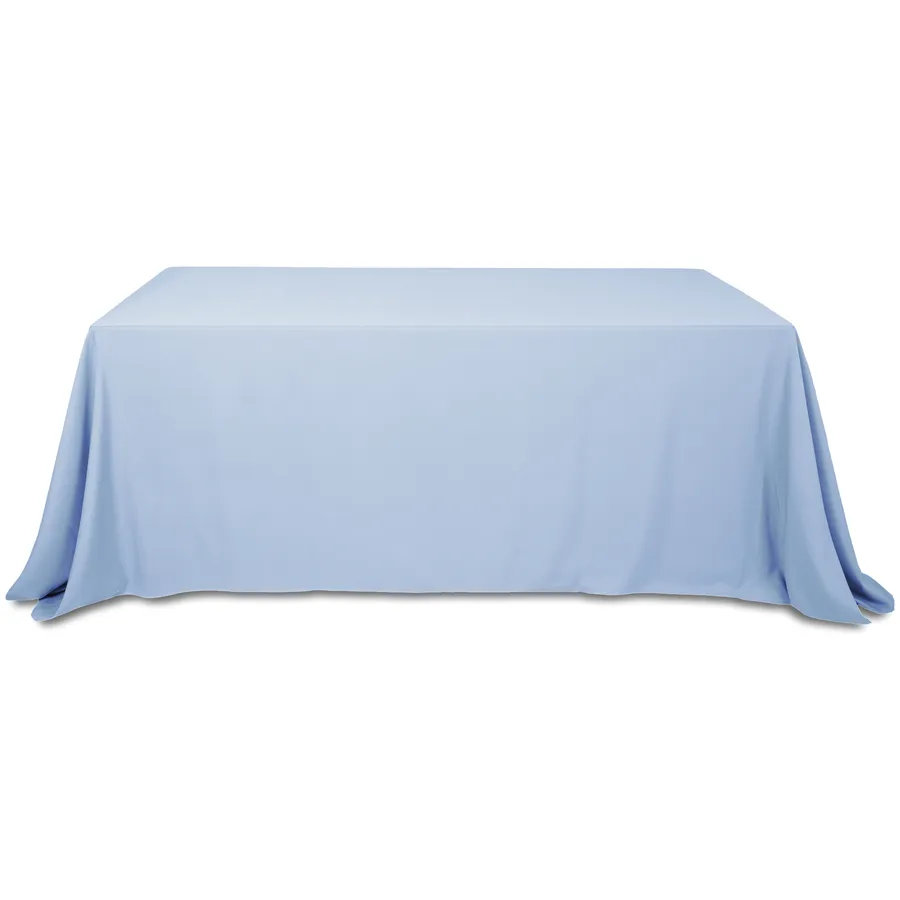 Скатерть "Альфа" пастельно-голубая прямоугольная - Фото миниатюра 1