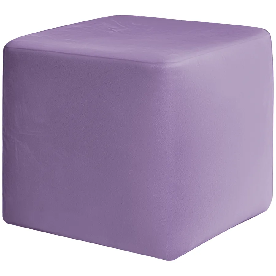 Пуфик "Квадро" фиалковый бархат - Фото миниатюра 2