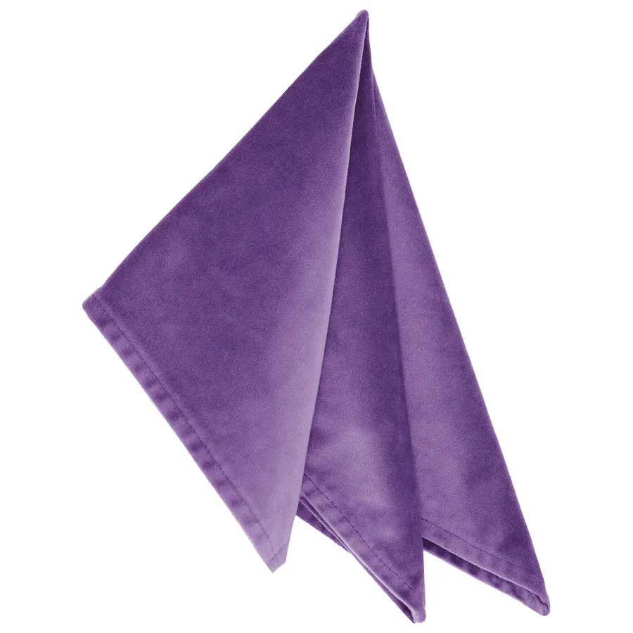 Салфетка бархатная "Бета" фиолетовый люпин - Фото основное 1