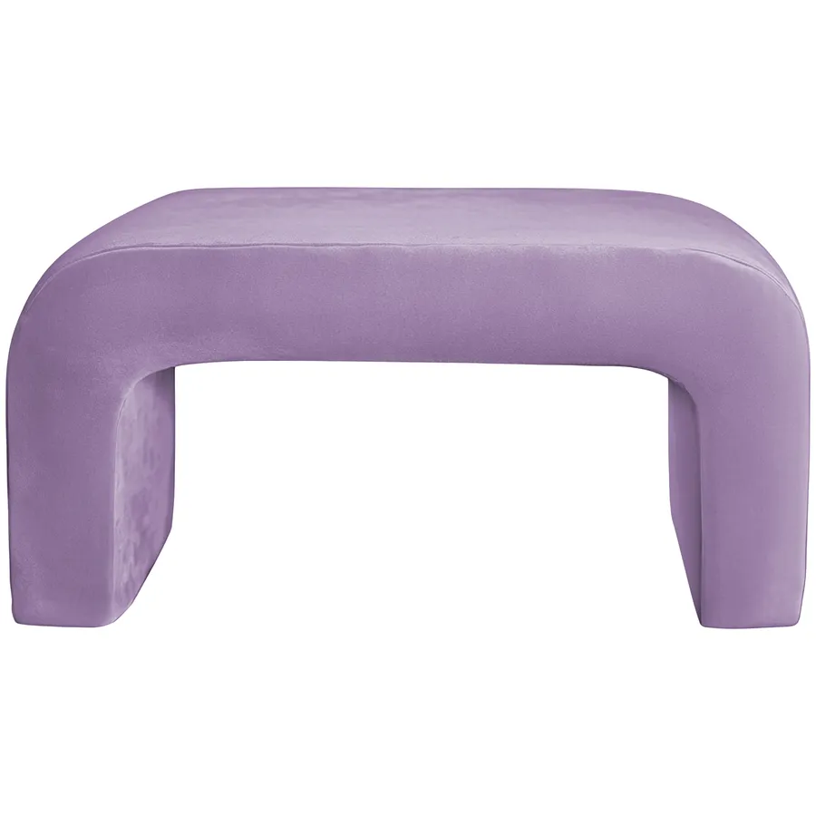 Пуфик "Боу" макс | фиалковый бархат - Фото миниатюра 1