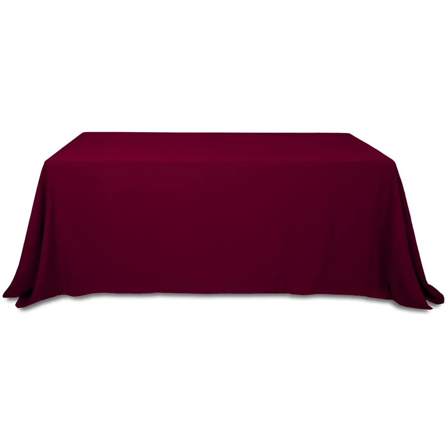 Скатерть "Альфа" бордо прямоугольная - Фото миниатюра 1