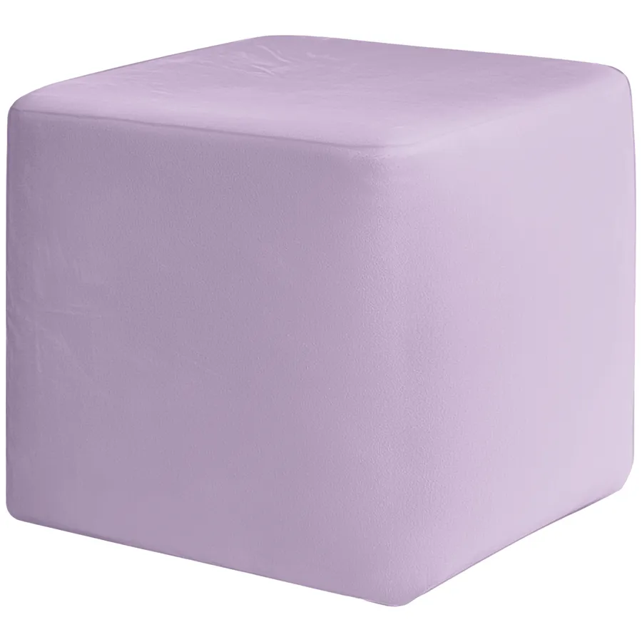 Пуфик "Квадро" | сиреневая дымка бархат - Фото миниатюра 2