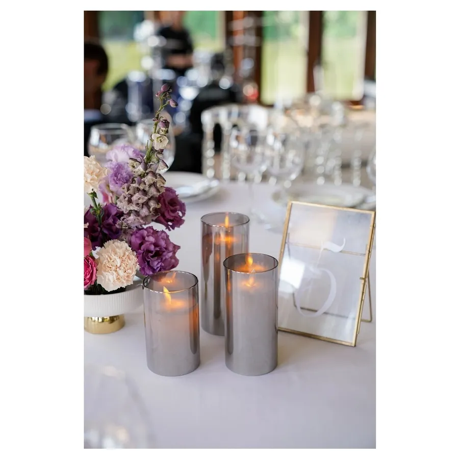 Набор свечей с пультом "Эрукто" дымчатый - Фото миниатюра 5