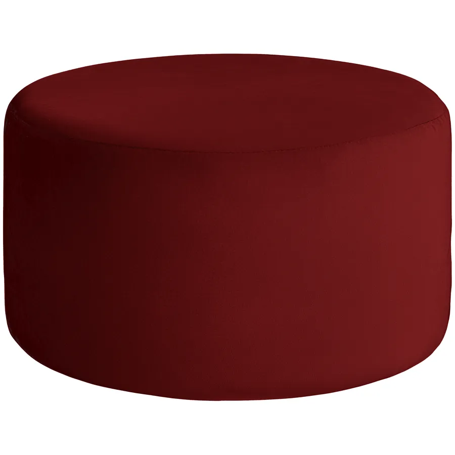 Пуфик "Фуфик" макс гранатовый бархат - Фото миниатюра 1