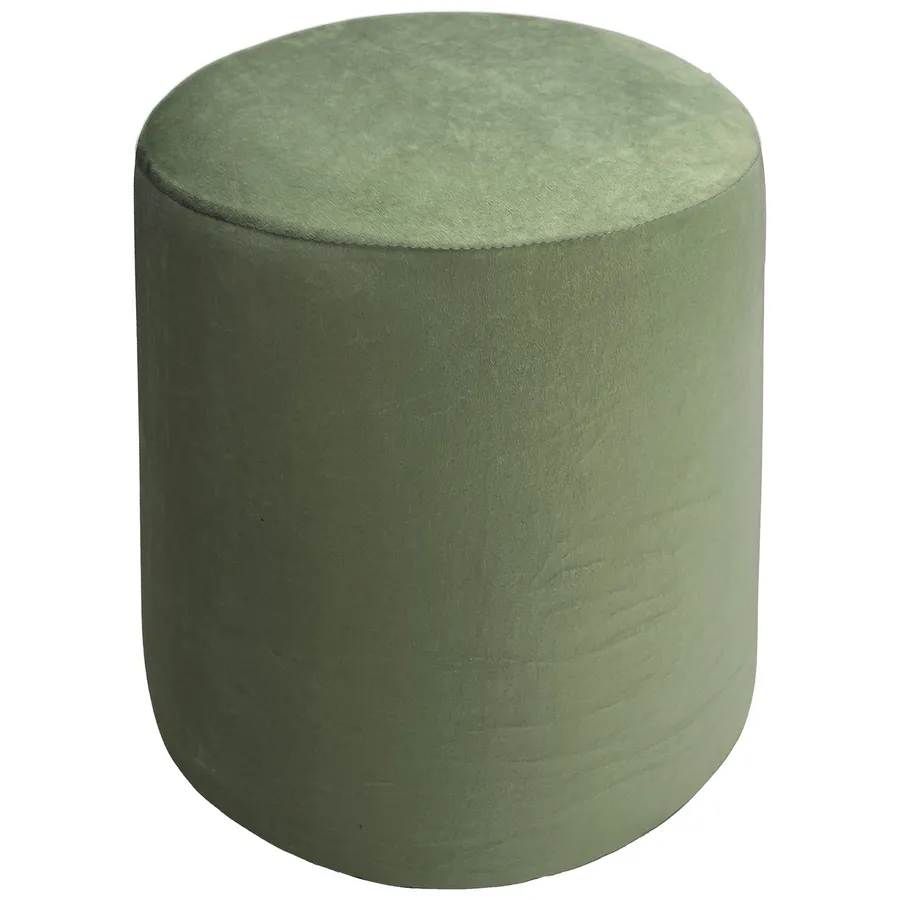 Пуфик "Фуфик" мини светло-зеленый бархат - Фото основное 1