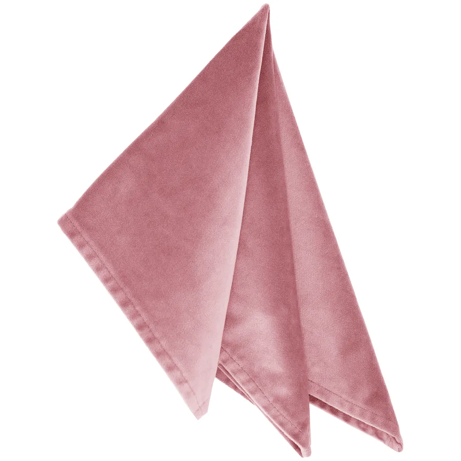 Салфетка бархатная "Бета" розовая сакура - Фото основное 1