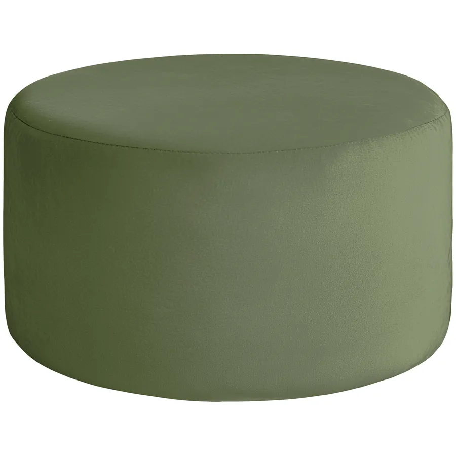 Пуфик "Фуфик" макс светло-зеленый бархат - Фото основное 1