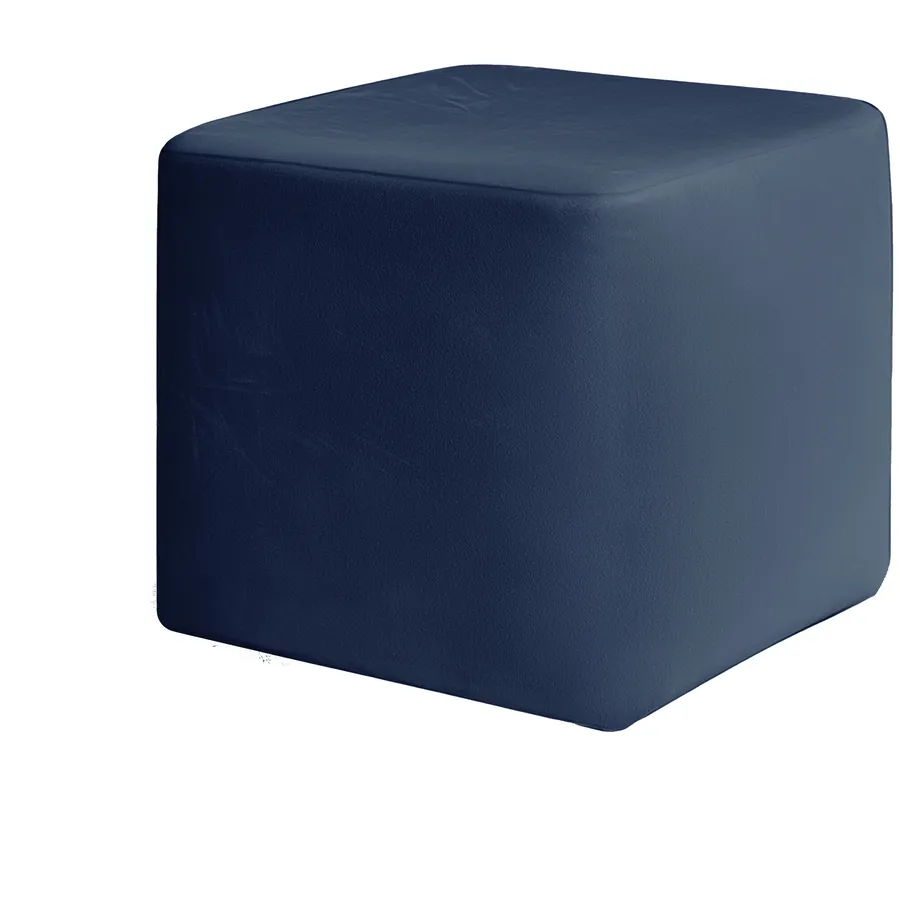 Пуфик "Квадро" | темная ночь бархат - Фото миниатюра 2