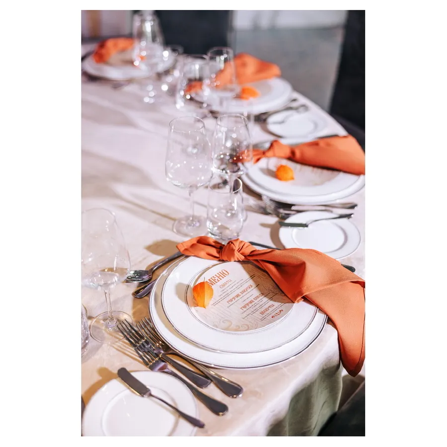 Салфетка "Альфа" охровая - Фото миниатюра 3