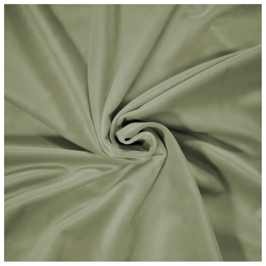 Скатерть бархатная "Бета+" светло-зеленая прямоугольная - Фото миниатюра 2