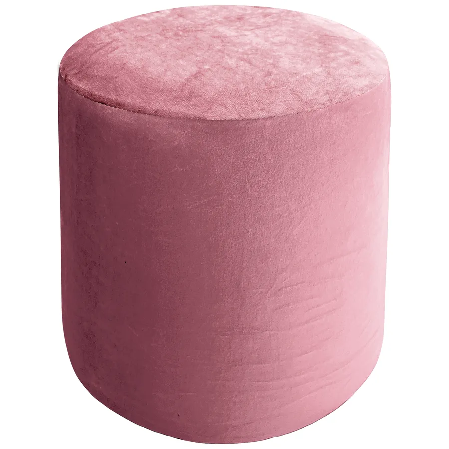 Пуфик "Фуфик" мини розовая сакура бархат - Фото миниатюра 1