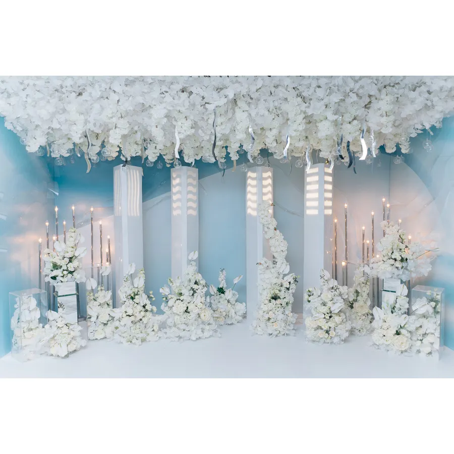 Сакура искусственная белая - Фото миниатюра 2