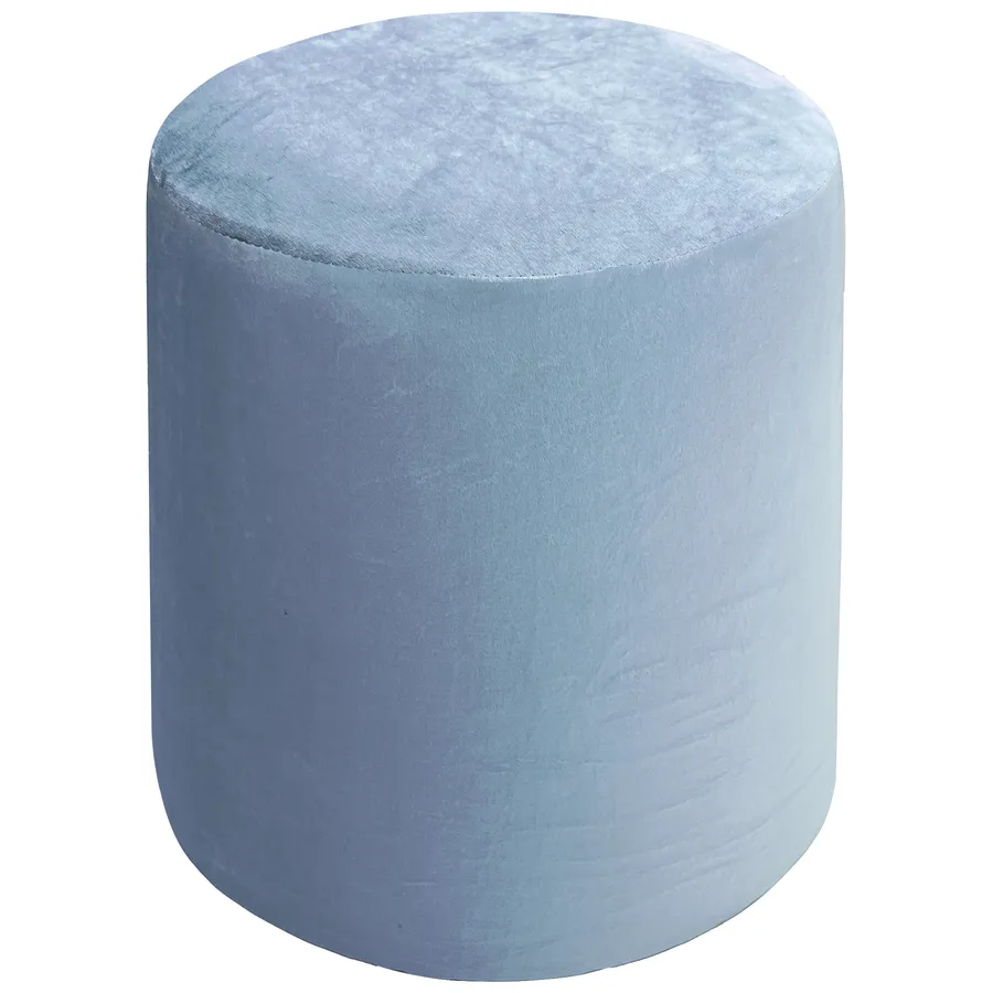 Пуфик "Фуфик" мини голубой сапфир бархат - Фото основное 1