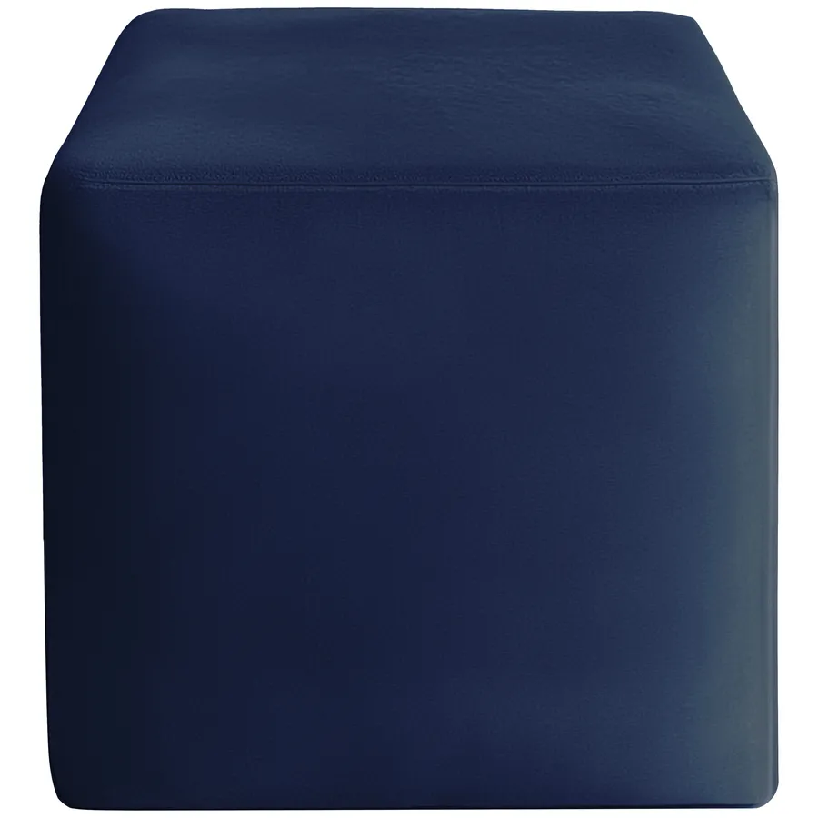 Пуфик "Квадро" | темная ночь бархат - Фото миниатюра 1