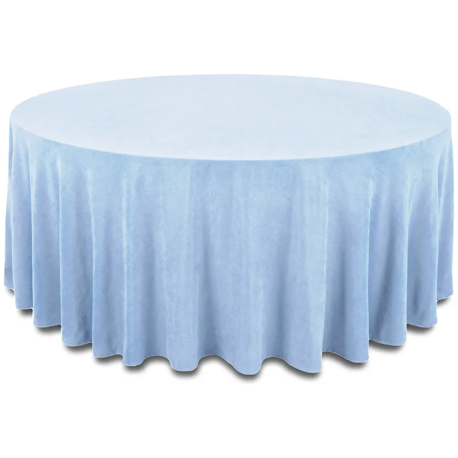 Скатерть канвас "Гамма" голубое облако круглая - Фото миниатюра 1
