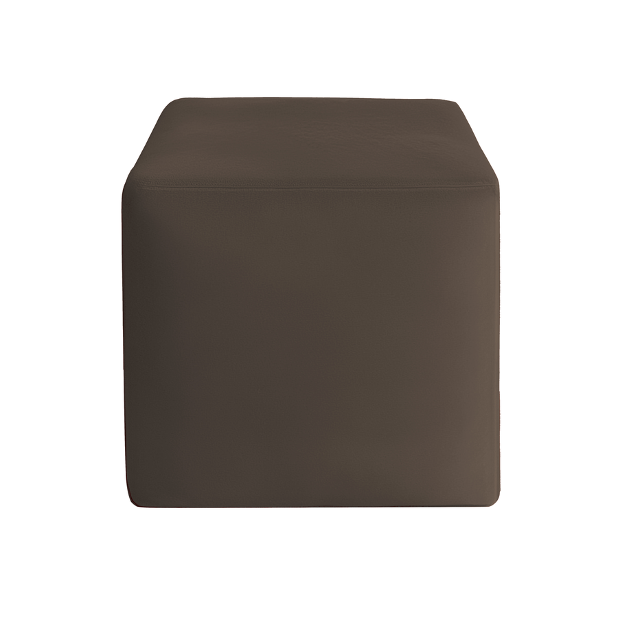 Пуфик "Квадро" шоколадный бархат - Фото миниатюра 1