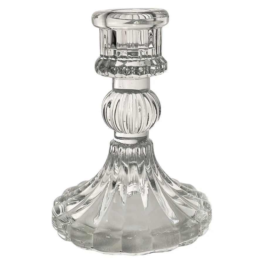 Подсвечник "Полумна" прозрачный - Фото миниатюра 1