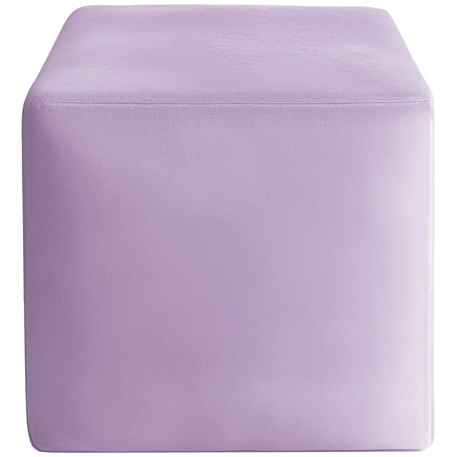 Пуфик "Квадро" | сиреневая дымка бархат - Фото миниатюра 1