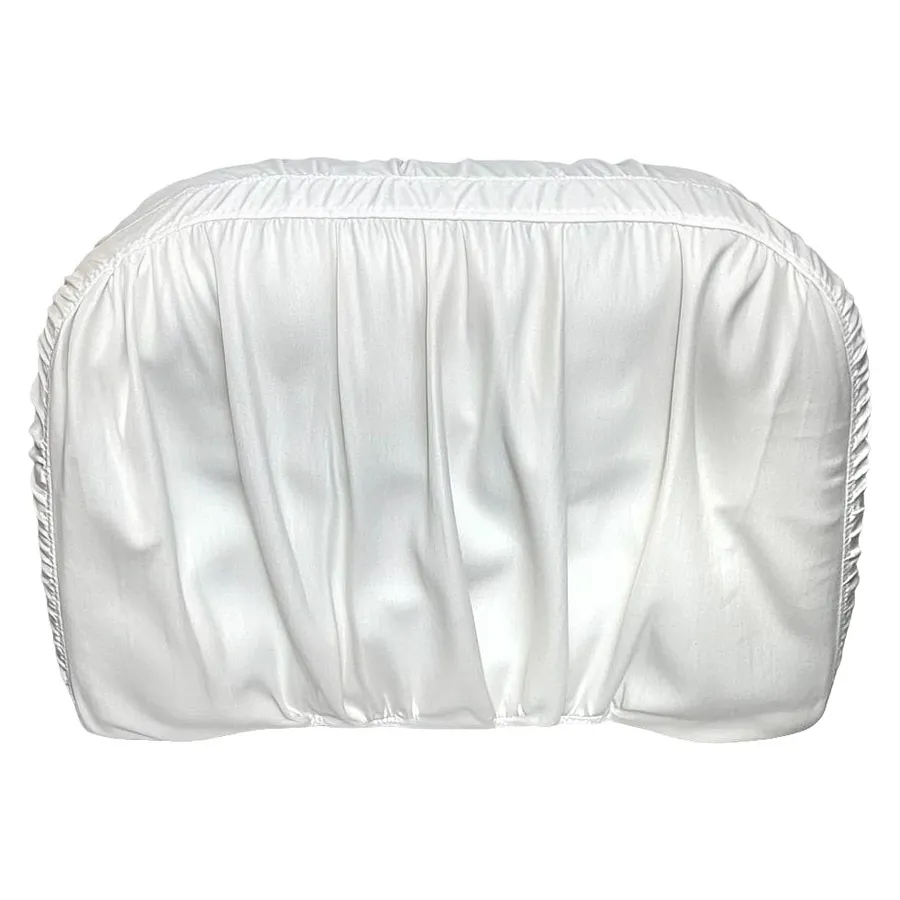 Пуфик "Боу" мини | белый ландыш драпировка бархат - Фото миниатюра 2