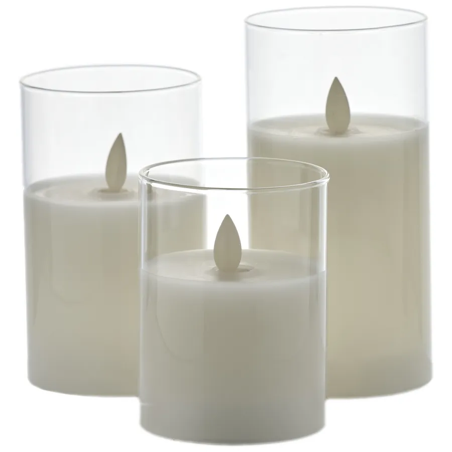 Набор свечей с пультом "Эрукто" белый - Фото основное 1