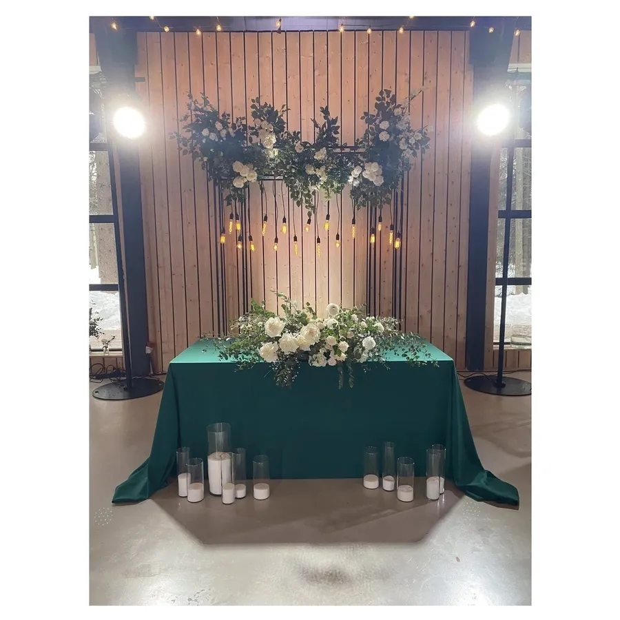 Скатерть "Альфа" изумрудная прямоугольная - Фото миниатюра 2