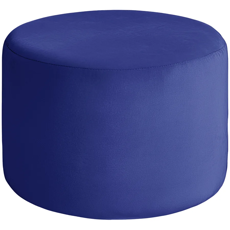 Пуфик "Фуфик" миди синий Ван Гога бархат - Фото основное 1