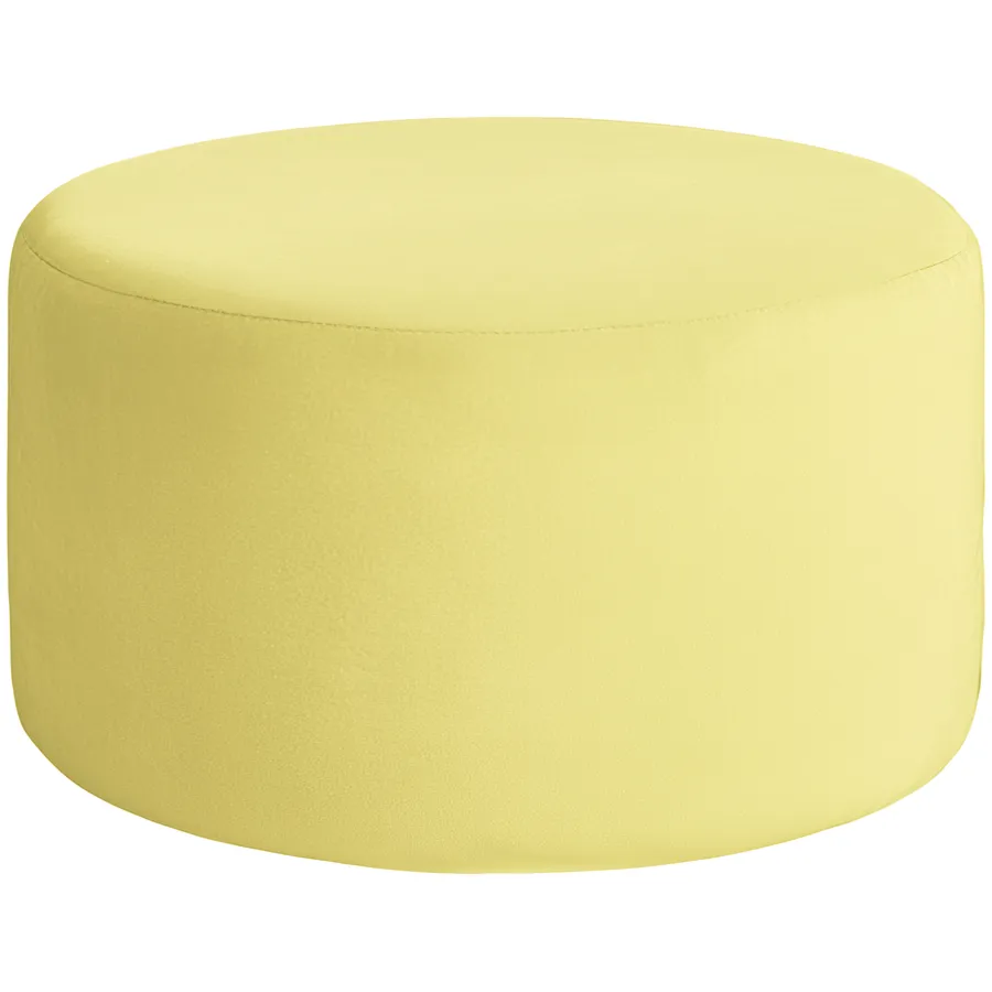 Пуфик "Фуфик" макс спелая дыня бархат - Фото миниатюра 1