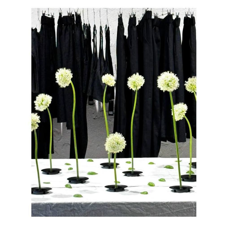 Подсвечник "Таурт" / ваза на один цветок черный - Фото миниатюра 2