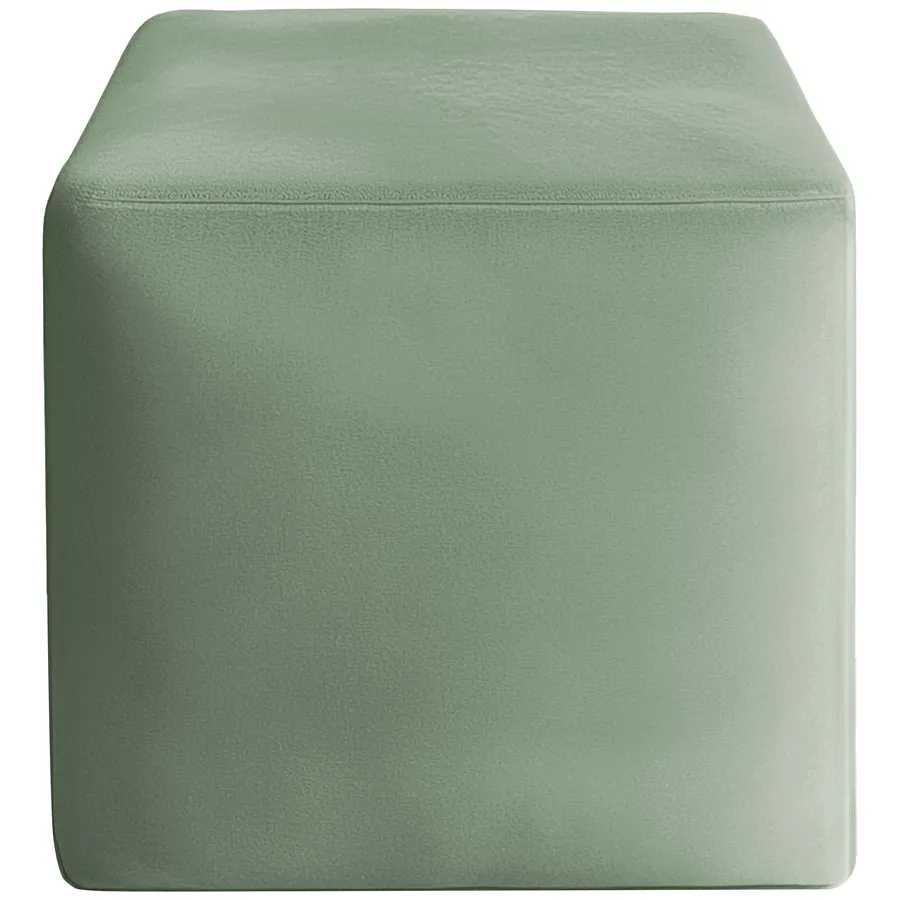 Пуфик "Квадро" | шалфей бархат - Фото миниатюра 1