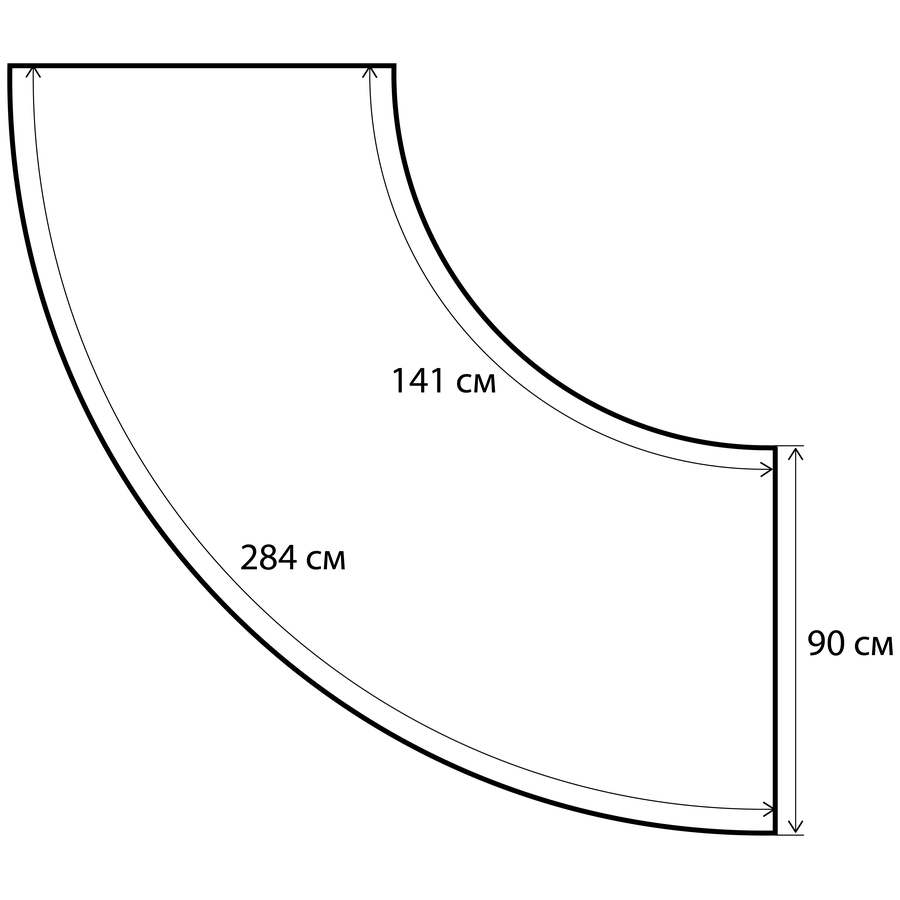Банкетный стол "Вольф" змейка белый - Фото миниатюра 2