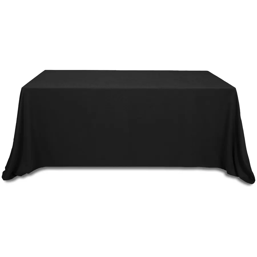 Скатерть канвас "Гамма" черная прямоугольная - Фото миниатюра 1