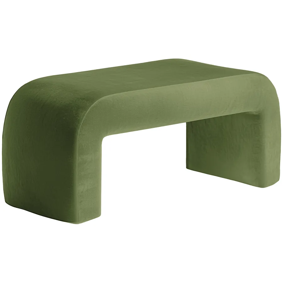 Пуфик "Боу" макс | зеленый чай бархат - Фото миниатюра 2