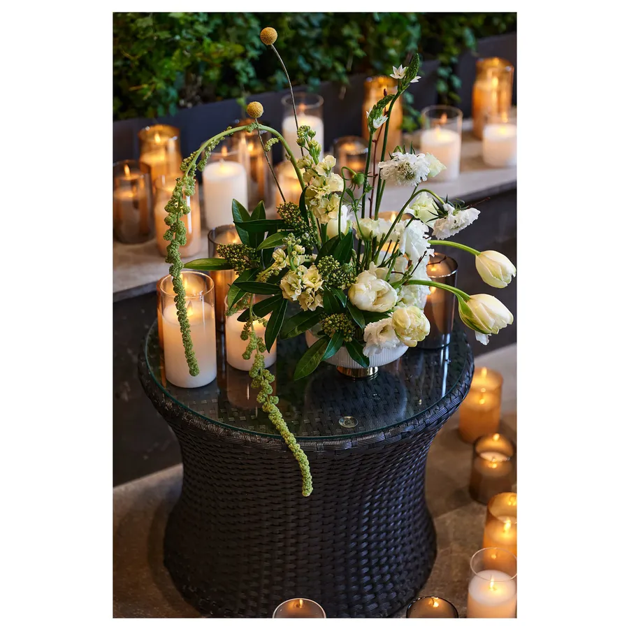 Набор свечей с пультом  "Эрукто" белый - Фото миниатюра 4