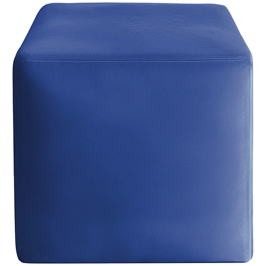 Пуфик "Квадро" | синий Ван Гога бархат - Фото миниатюра 1